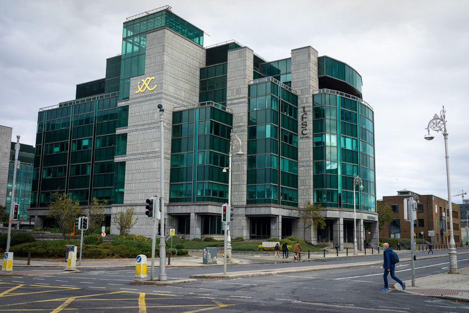 The IFSC building in Dublin. Photo: Bloomberg
